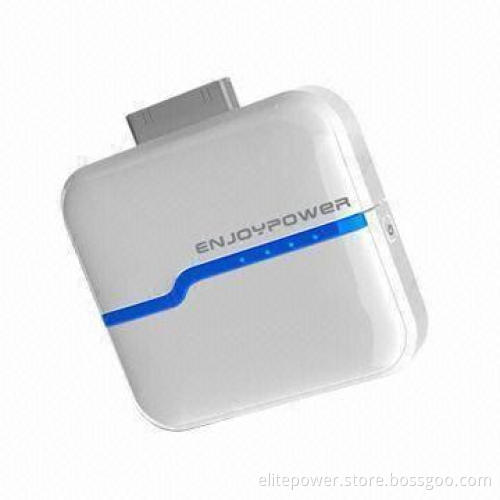 Mini Power Bank/Wireless Charger for iPhone 5, 4, 3G and iPod with 1,500mAh Capacity, Long Lasting